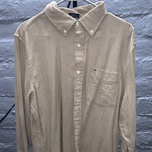 Tan Tommy Hilfiger Button down